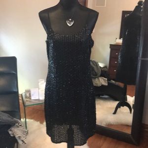 Sequenced little black dress